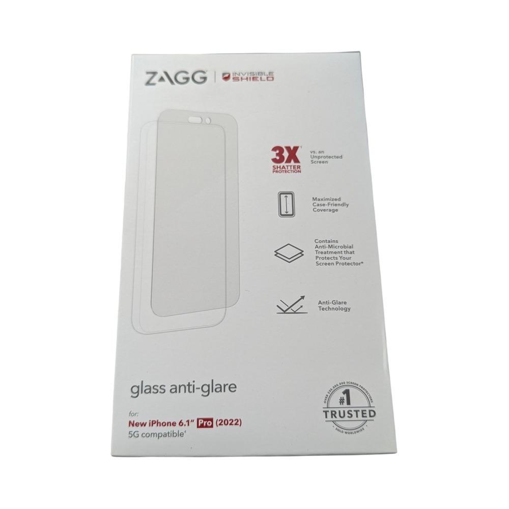 Mm5N Zagg‎ Invisible Shield Glass Anti-Glare Screen Protector for iPhone 14 Pro